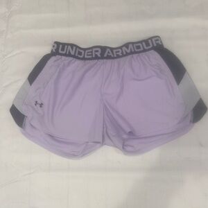 Under Armour Women's Lavender Athletic Shorts